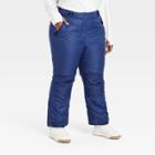 Women's Plus Size Snow Pants - All In Motion Indigo
