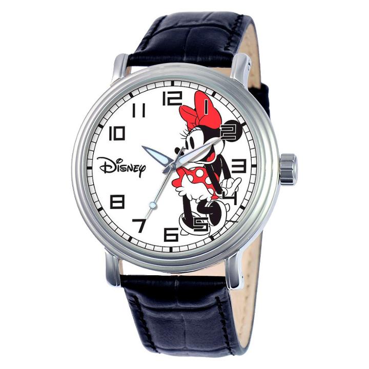 Men's Disney Minnie Mouse Vintage Watch - Black