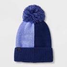 All In Motion Girls' Colorblock Pom Beanie - All In