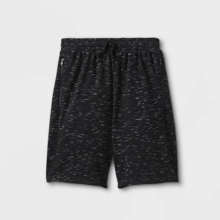 Boys' Moto Knit Pull-on Shorts - Art Class Black