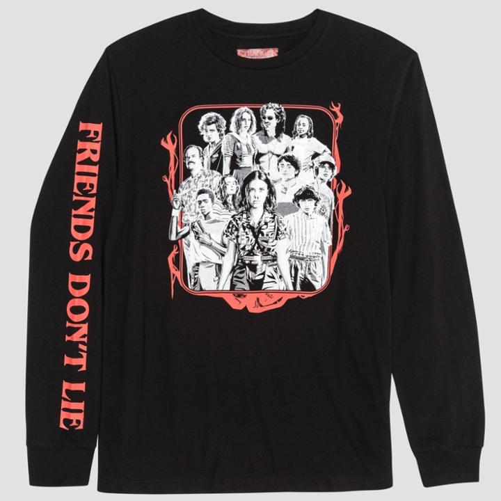 Target Men's Stranger Things Short Sleeve Graphic T-shirt Black Arrow