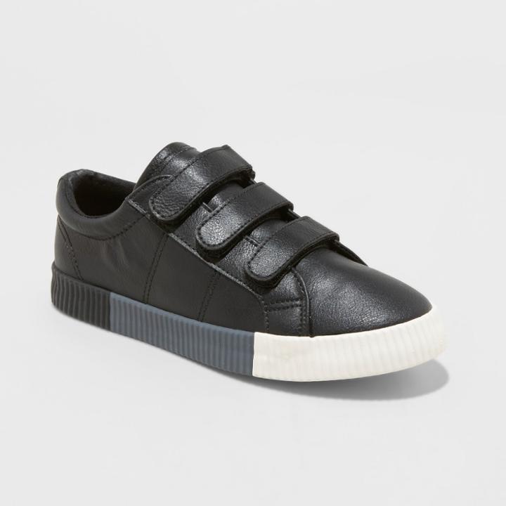 Boys' Wilson Triple Strap Sneakers - Cat & Jack Black
