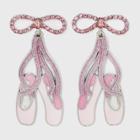 Sugarfix By Baublebar Ballet Slippers Drop Earrings - Pink