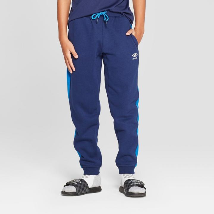 Umbro Boys' Activewear Jogger Pants - Navy Blue