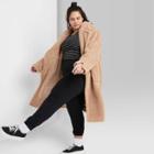 Women's Plus Size High-rise Sweatpants - Wild Fable Black 1x, Women's,