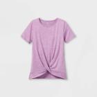 Girls' Short Sleeve Studio T-shirt - All In Motion Violet