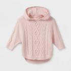 Toddler Girls' Bear Pullover Sweater - Cat & Jack Powder Pink