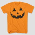 Mad Engine Men's Halloween Pumpkin Short Sleeve Graphic T-shirt - Orange