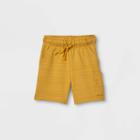 Toddler Boys' French Terry Cargo Pull-on Shorts - Cat & Jack Yellow