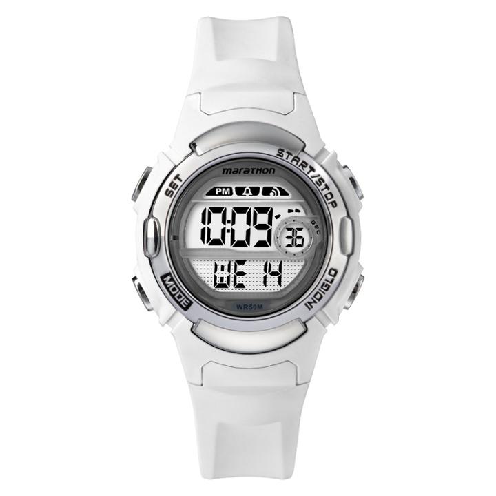 Women's Timex Marathon Digital Watch - White Tw5m15100tg,