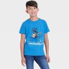 Boys' 'rockstar Dino And Shark Duo' Graphic Short Sleeve T-shirt - Cat & Jack Blue