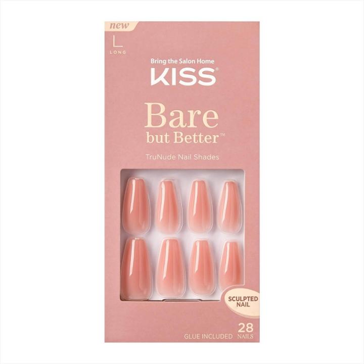 Kiss Products Kiss Bare But Better Trunude Fake Nails - Nude Glow