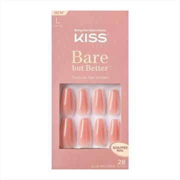 Kiss Products Kiss Bare But Better Trunude Fake Nails - Nude Glow
