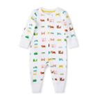 Baby Bed Print Long Sleeve Pajama - Christian Robinson X Target White Newborn