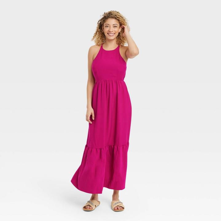 Women's Sleeveless Tiered Dress - A New Day