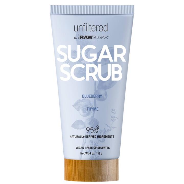 Raw Sugar Blueberry And Thyme Sugar Body Scrub