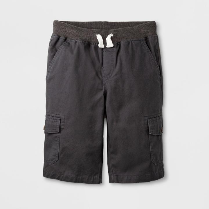 Boys' Cargo Shorts - Cat & Jack Charcoal (grey)