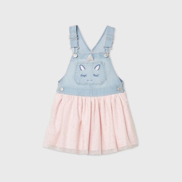 Oshkosh B'gosh Toddler Girls' Unicorn Glitter Tulle Skirtall - Pink