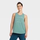 Women's Active Graphic Tank Top - All In Motion Turquoise