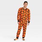 Men's Halloween Pumpkins Family Pajama Set - Hyde & Eek! Boutique Orange