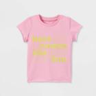 Grayson Mini Toddler Girls' Short Sleeve Graphic T-shirt - Pink