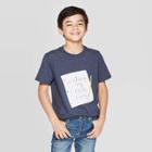 Petiteboys' Short Sleeve Graphic T-shirt - Cat & Jack Navy Xs, Boy's, Blue