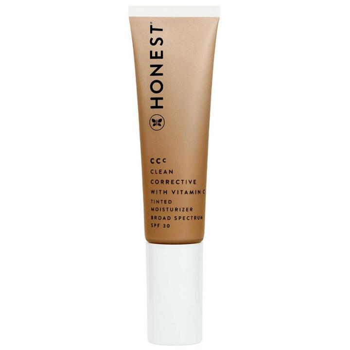 Honest Beauty Cc Tinted Moisturizer With Vitamin C And Blue Light Defense - Medium -