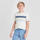 Petiteboys' Short Sleeve Stripe T-shirt - Cat & Jack Gray/blue Xs, Boy's,