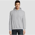 Hanes Men's Ecosmart Fleece Pullover Hooded Sweatshirt - Ash L, Size: