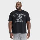 Men's Big & Tall Short Sleeve Graphic T-shirt - Goodfellow & Co Black