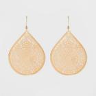Women's Fashion Earring Filigree - A New Day Gold, Bright Gold