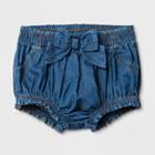 Baby Girls' Denim Wash Shorts - Cat & Jack Blue