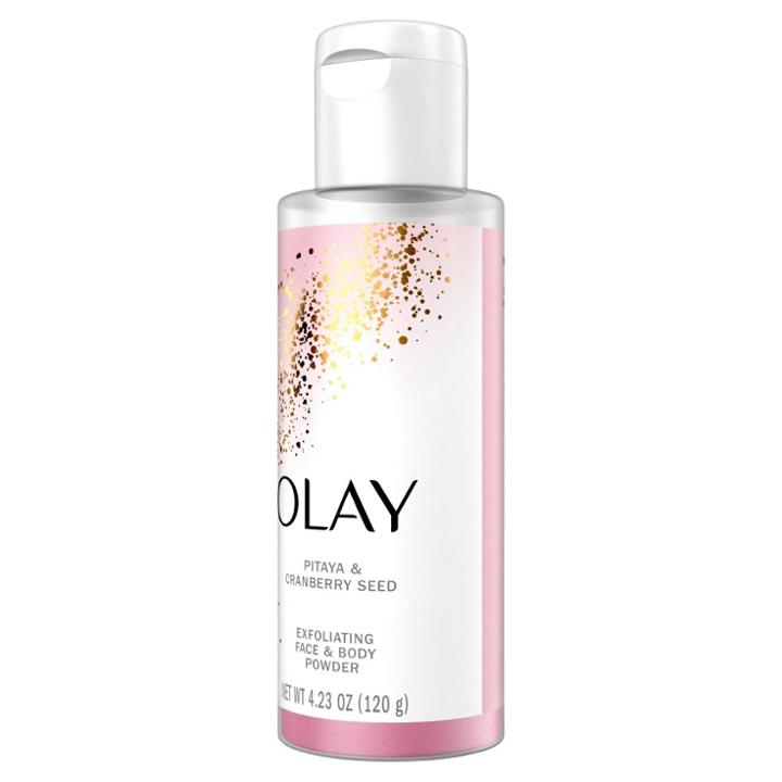 Olay Exfoliating Face & Body Powder Pitaya & Cranberry
