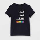Ev Lgbt Pride Pride Gender Inclusive Toddler's Dads + Me Graphic T-shirt - Federal Blue 3t, Toddler Unisex
