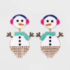 Sugarfix By Baublebar Snowman Drop Earrings - White