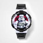 Boys' Star Wars Stormtrooper Flashing Lcd Watch -