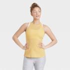 Women's Active Ribbed Tank Top - All In Motion Antique Gold