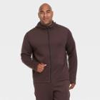 Men's Tech Fleece Full Zip Hoodie - All In Motion Dark Berry