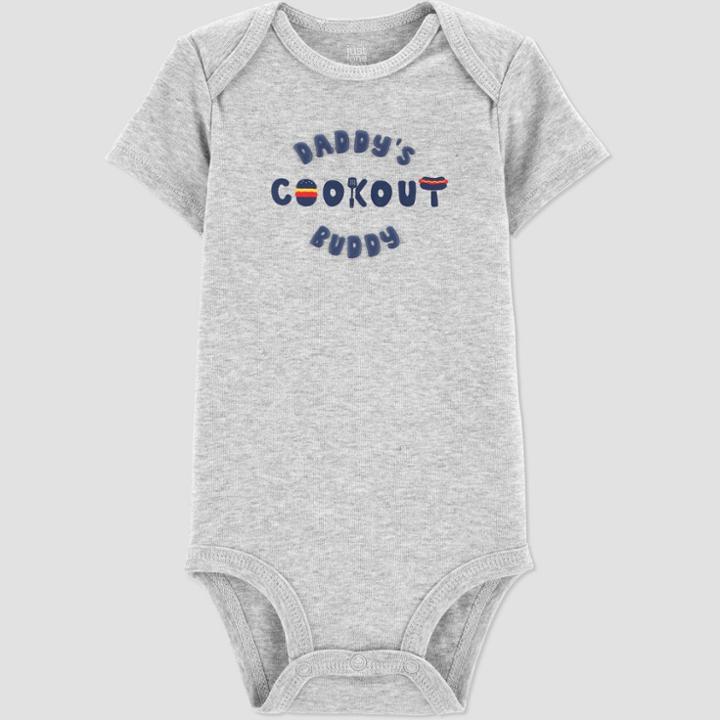 Baby Boys' Daddy's Cookout Buddy Bodysuit - Just One You Made By Carter's Gray Newborn