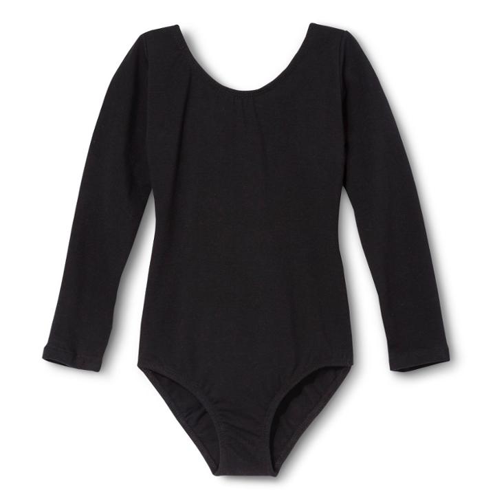 Danz N Motion By Danshuz Girls' Leotard - Black M(8-10),
