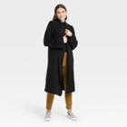 Women's Open-front Sweater Cardigan - A New Day Black