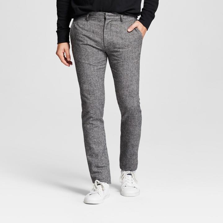 Men's Slim Fit Trousers - Goodfellow & Co Gray
