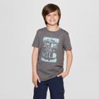 Petiteboys' Short Sleeve Explore The Wild Graphic T-shirt - Cat & Jack Gray L, Boy's,