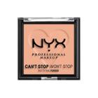 Nyx Professional Makeup Can't Stop Won't Stop Mattifying Pressed Powder - 12 Brightening Peach