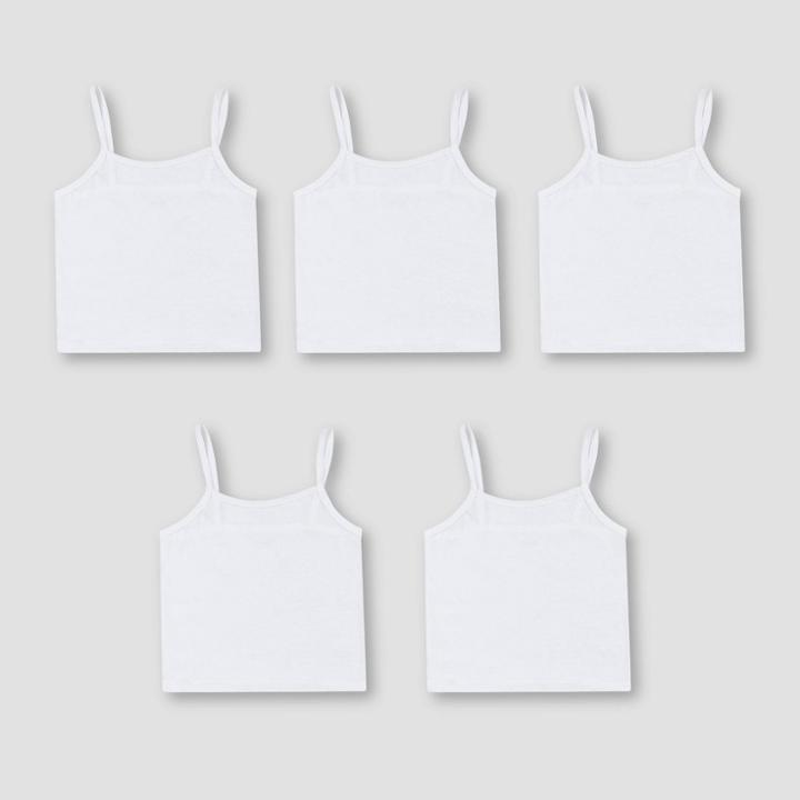 Hanes Toddler Girls' 5pk Tank Top - 2t-3t, Toddler Girl's,
