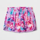 Girls' Run Shorts - C9 Champion Lavender (purple) Floral Print