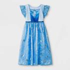 Frozen Toddler Girls' Elsa Fantasy Nightgown - Blue