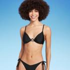 Women's Underwire Bikini Top - Wild Fable Black Xxs