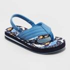 Toddler Boys' Ash Slip-on Thong Sandals - Cat & Jack Navy