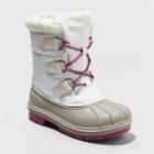 Girls' Kit Winter Boots - Cat & Jack White